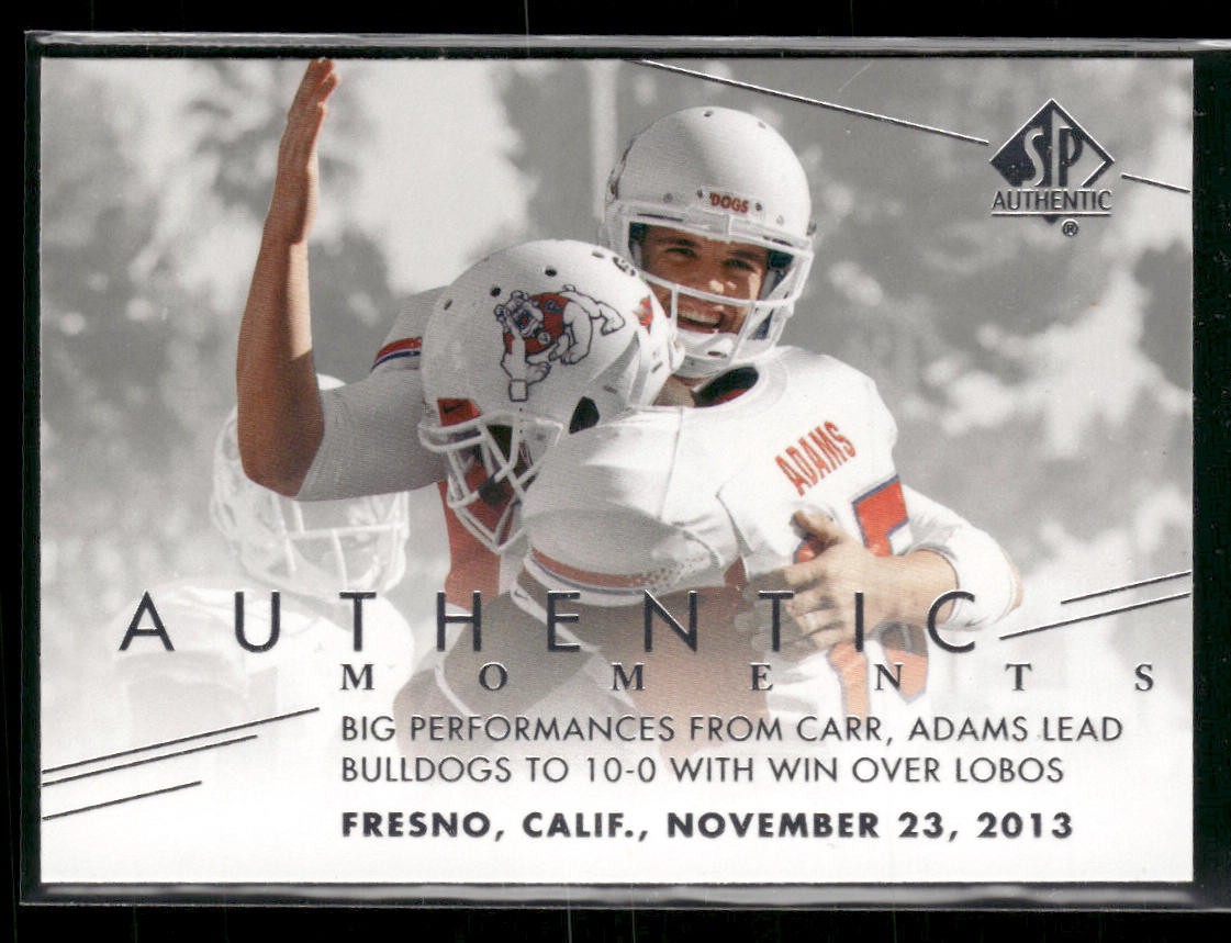 Derek Carr SP Authentic #198 Base