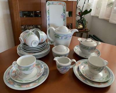 Hutschenreuther Galleria Leonard COMO Kaffeeservice 6 P. 24tlg neuwertig Ostern