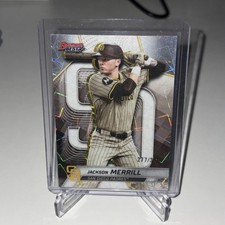 2025 Bowmans Best Jackson Merrill Silver Lazer Refractor /350