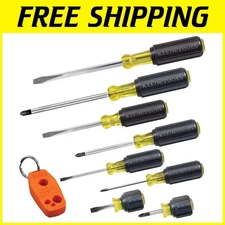 USA-Made Precision Screwdriver Set with Chrome-Plated Blades