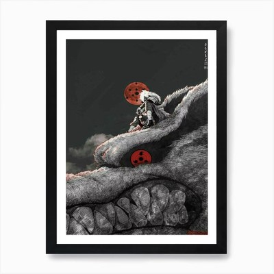 Uchiha Madara Naruto Uzumaki Art Na Framed Wall Art Poster Canvas Print Picture
