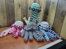 Crochet Jellyfish Plush Toy Amigurumi Customizable READ