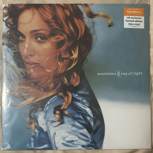 Madonna – Ray Of Light 12" 2017 Blue Vinyl Sainsbury's SEALED