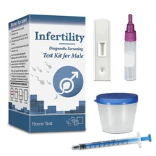 Male Fertility Test Kit - Trak Plus Sperm Count Home Test - Easy Results