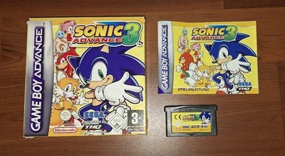 Sonic Advance 3 - GBA OVP+Anleitung Sehr Gut Original De Geprüft Funktioniert