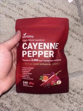 vivonu cayenne pepper capsules 3000mg 240 capsules NEW FREE SHIP