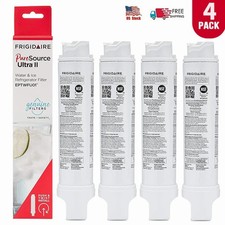 4PACK Frigidaire EPTWFU01 Pure Source Ultra II Refrigerator Water Filter