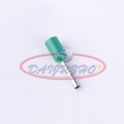 200 Pcs E7508 20AWG 0.75mm2 Green Wire Crimp Terminal Insulated Bootlace Ferrule