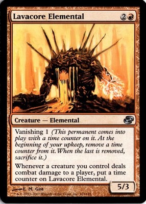 Lavacore Elemental U Planar Chaos 103 Magic The Gathering