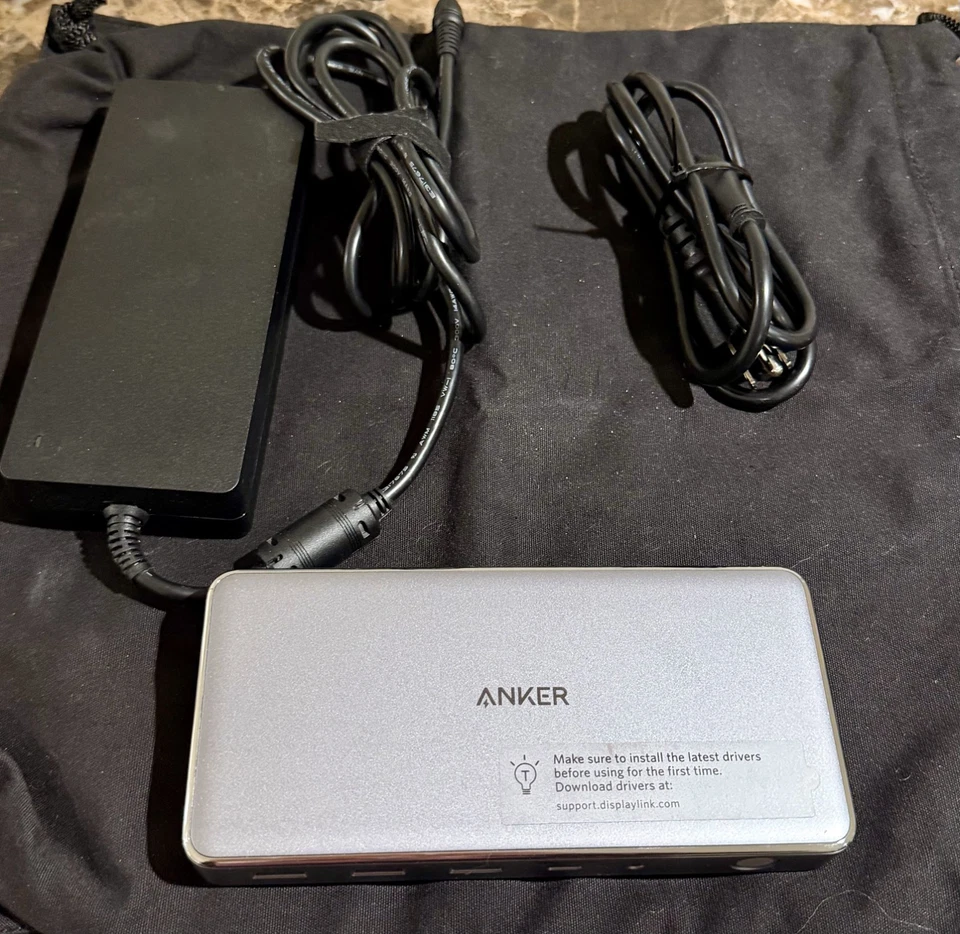 Estación de Acoplamiento USB C Anker 10 en 1 Displaylink Cargador Doble HDMI DisplayPort Foto 3 de 4