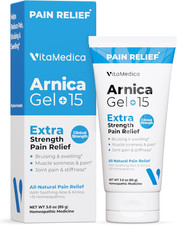Arnica Gel plus 15 Healing Plant Compounds, Extra Strength Formulation for Bruis