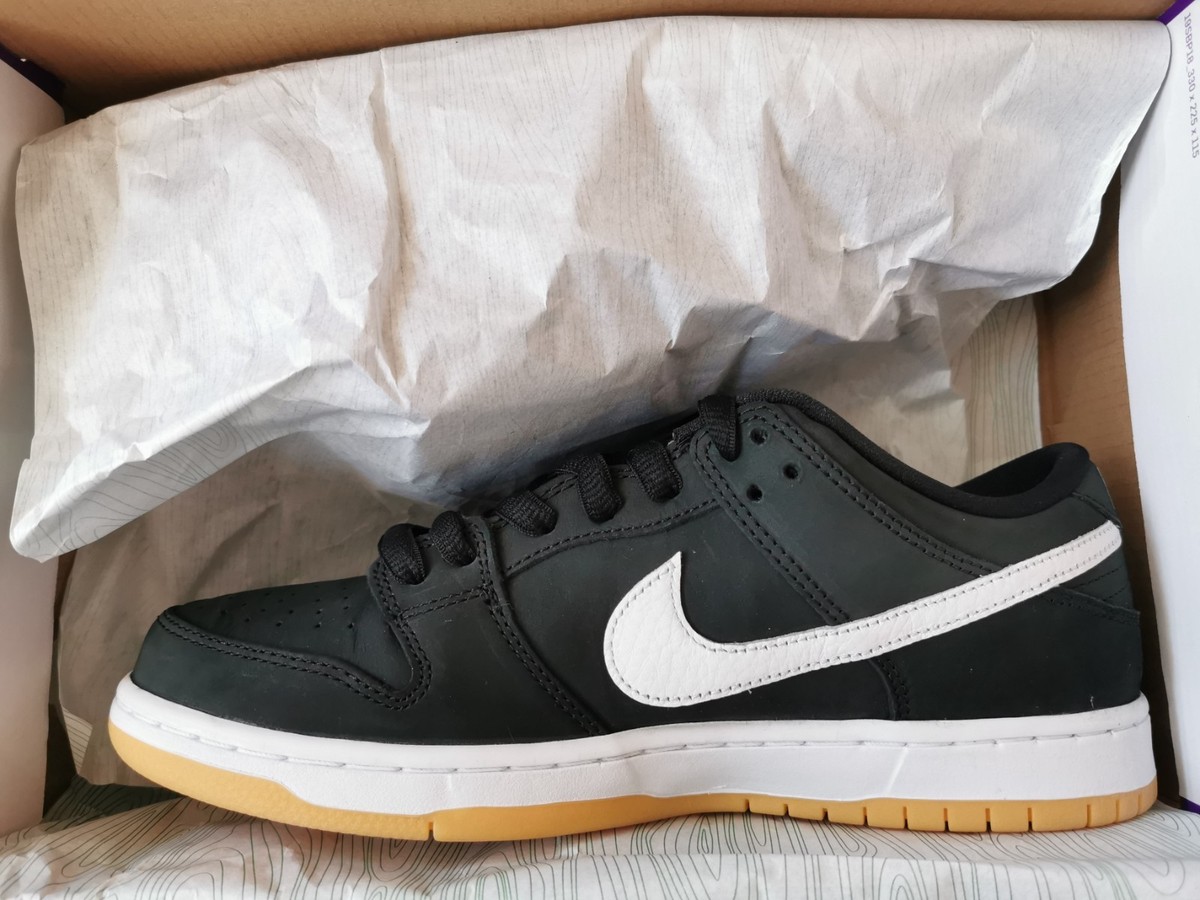 Nike Low Tops Size 10.5 Mens Black/Gum Dunk Low Pro SB  main image 3