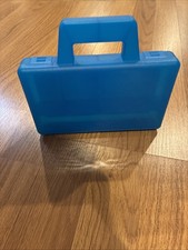 LEGO Blue 4087 Sorting Box Travel Case Organizing Dividers To Go Case