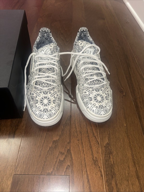 Giuseppe Zanotti Talon SC UOMO SETA APRIL BANDANA authentic  