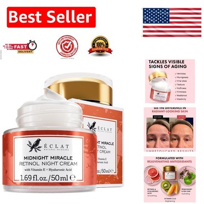 Revitalizing Retinol Night Cream with Hyaluronic Acid for Youthful Skin - 50ml