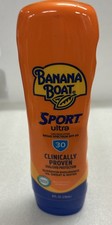 Banana Boat Ultra Sport Sunscreen Lotion SPF 30 New Formula 8 oz 1.37 per gallon