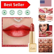 Dazzling Hydrating Orange Red Lipstick - , Creamy, Full Coverage Formula