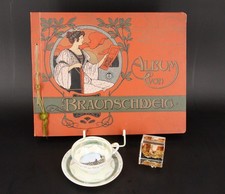 Konvolut Braunschweig Memorabilia, Album Ansichtentasse Paperweight #B5