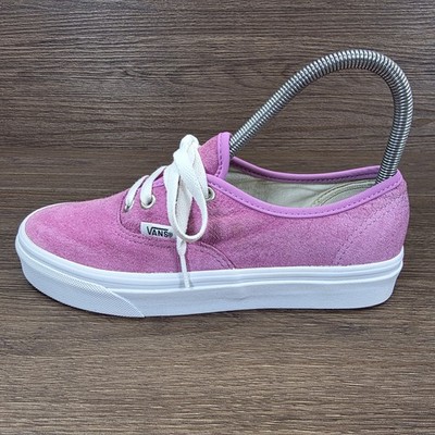 Vans Suede Authentic Violet Pink White Sneaker Schuhe Größe UK 4 EU 36,5 flach 