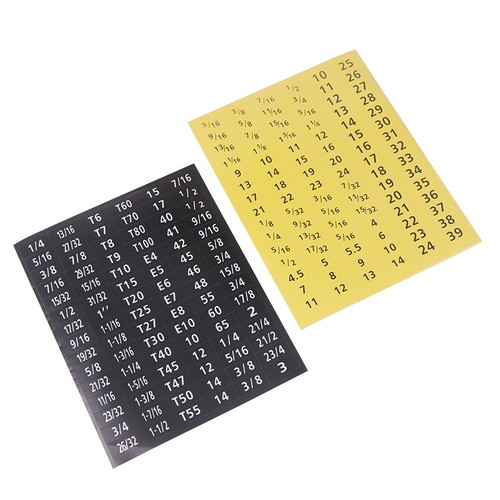 180 Pcs/Set Master Socket Rappel Rapide et Facile Étiquette Autocollants Chrome Autocollants - Photo 4/13