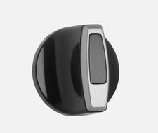 Cannon & Hotpoint - Cooker Oven Control Knob Black & Silver Dial GENUINE