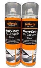 Heavy Duty Pu Laquer Spray Paint Halfords Pack X 2
