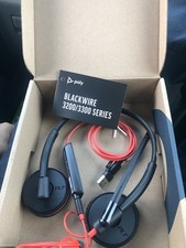Poly Blackwire 3225 Wired Headset with Noise Cancellation Mic  USB-A/C