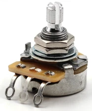 (1x) CTS 1 MEG Short SPLIT Shaft - Audio Taper Potentiometer for Electric Gui...