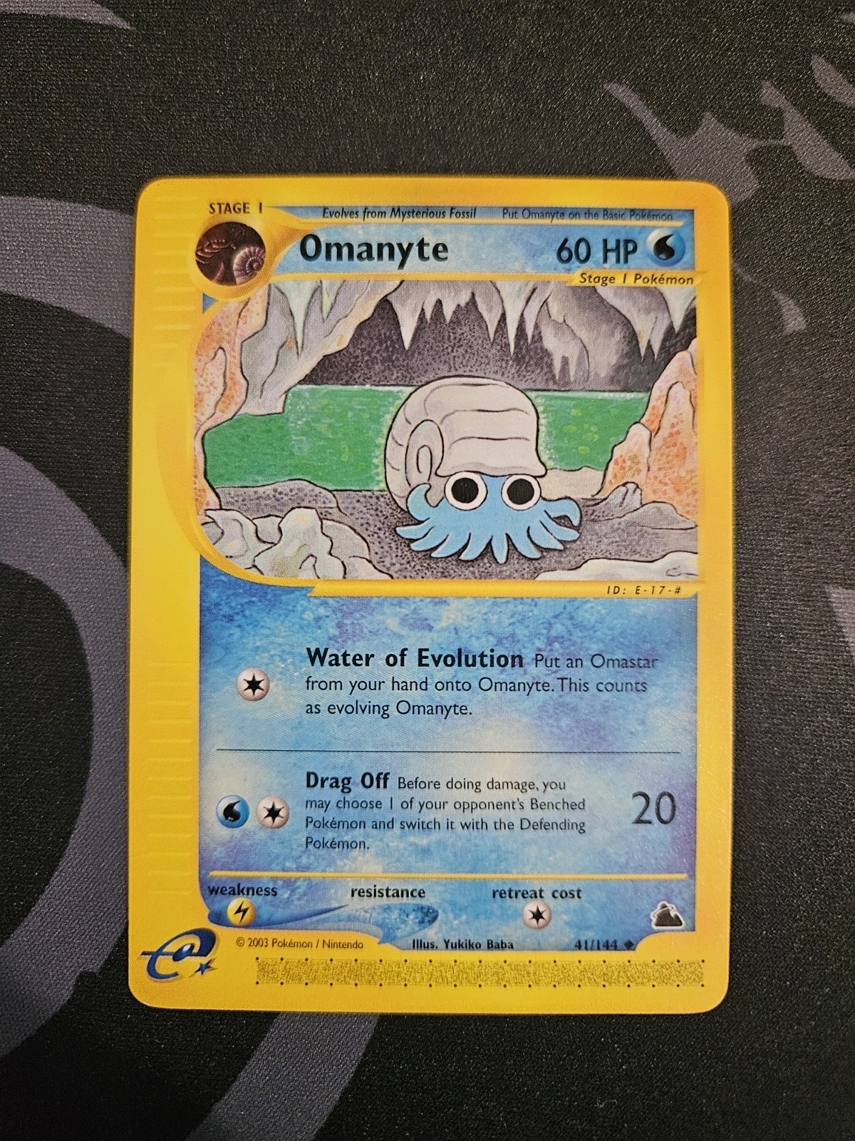 Omanyte 41/144 Skyridge Regular Uncommon NM