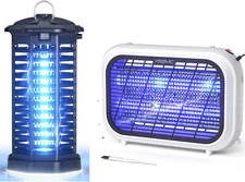 Bug Zapper Outdoor Plug in plus 20W Bug Zapper Replaceable Double-Sided Electric
