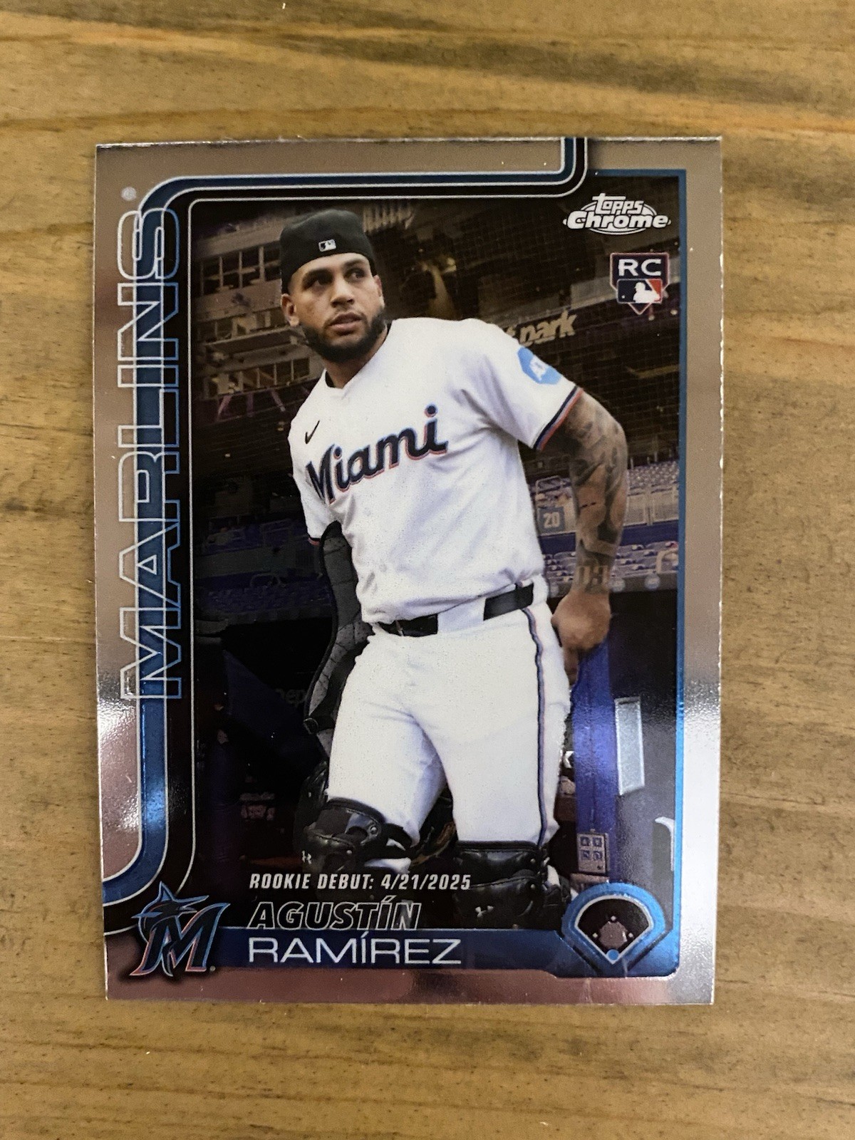 2025 Topps Chrome Update Series - Rookie Debut Agustin Ramirez #USC38 (RC)