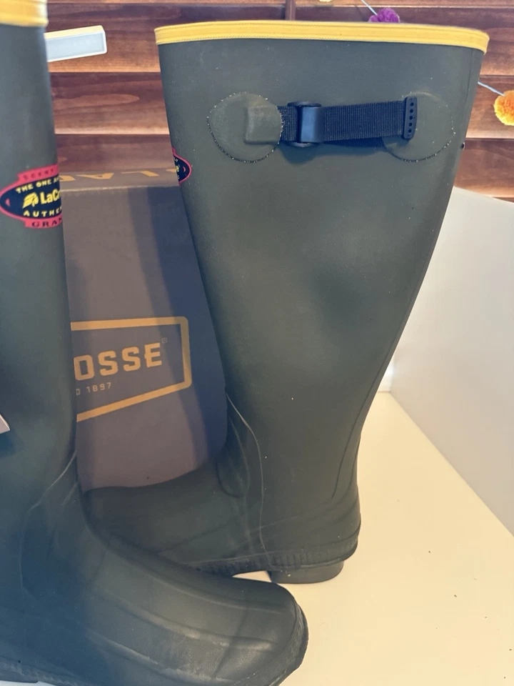 Lacrosse Grange Boots OD Green 9 NEW Original Box - Image 2 of 4