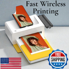 KODAK Dock Plus 4PASS Instant Photo Printer 4x6 inches  10 Sheets