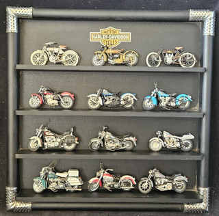 Franklin Mint Harley Davidson Diecast Motorcycles 1:24 scale Replicas READ