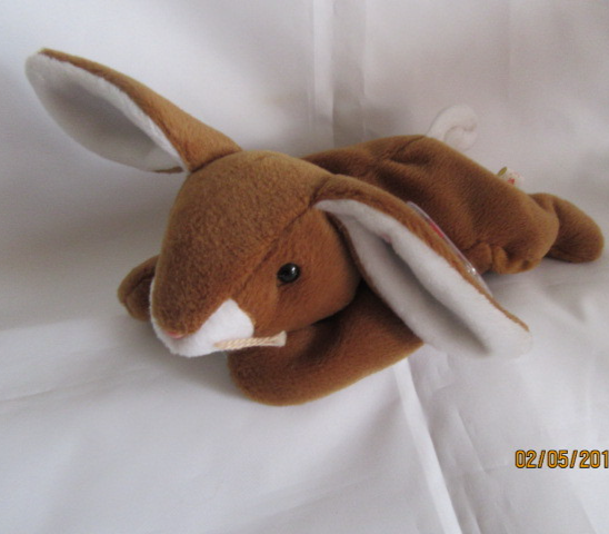 TY BEANIE BABY EARS - RABBIT - INDONESIA - MINT CONDITION - RETIRED WITH TAGS