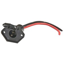 Male Boat Side Trolling Motor Connector with 8 Gauge 2 Prong/2-Wire, 12 V