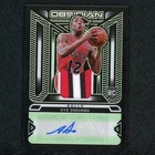 2021-22 Panini Obsidian Ayo Dosunmu RC Game Worn Patch Auto RPA 3/15 Bulls 65355
