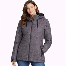 Roxy Women s Heathered Gray Insulated Winter ...