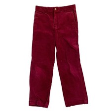 Vineyard Vines Boys Burgundy Corduroy Pants, Size 12