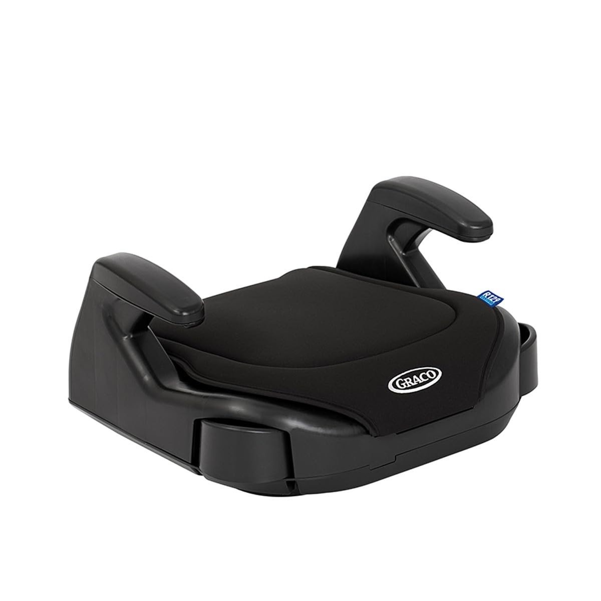 Graco Booster Basic R129 Backless Booster Car Seat, Lightweight At Only 1.4Kg, Suitable From Approx. 7 To 12 Years (135-150Cm), Black Fashion - Image 2