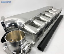 Cnc Rb25det Rb25 90mm Intake Manifold Fuel Rail Throttle Body Set 6 Injector Sil