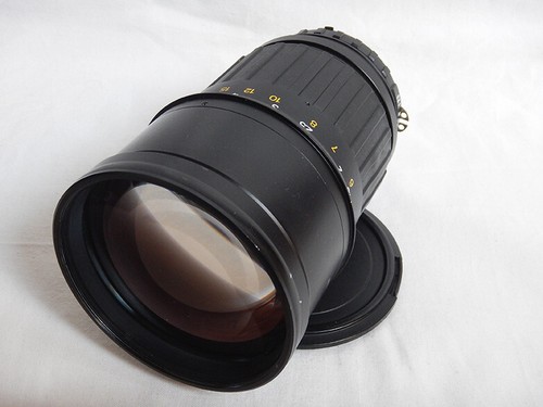 Angieux 180mm f2.3 APO DEM Lens Nikon Ai-S Mount + Hard Case Custodia Excellent - Foto 12 di 15