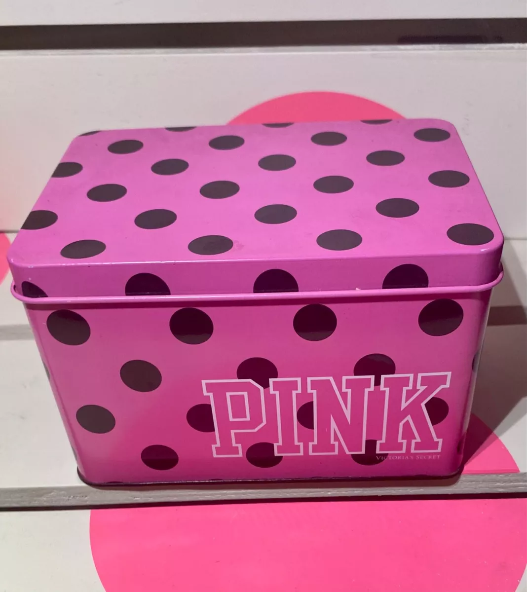 Pink cheap tin box