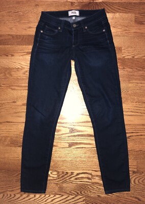 PAIGE JEANS VERDUGO ULTRA SKINNY JEANS PINNACLE DARK WASH 25