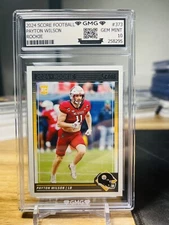 2024 Score Football Payton Wilson Rookie GMG Graded 10 Gem Mint 💎 RC