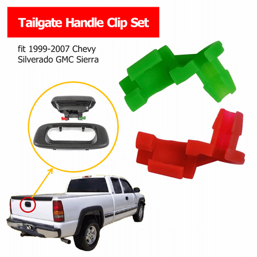 12 pares de clips de retención de cerradura de puerta trasera con clip de varilla de manija de puerta trasera Com - Imagen 8 de 14