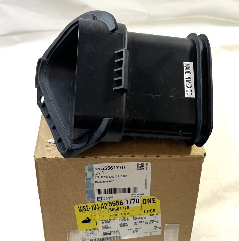 Adaptador de purificador de aire de admisión genuino OEM GM Buick LaCrosse Allure 10-16 55561770 Foto 2 de 4