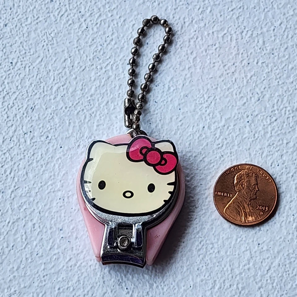 De colección Hello Kitty Sanrio Cortaúñas Archivo Llavero Dije Difícil de Encontrar ULTRA RARO Foto 2 de 4