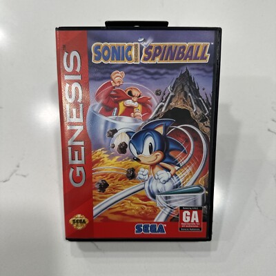 Sonic the Hedgehog Sonic Spinball Sega Genesis - Complete CIB with