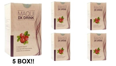 5 Boxes MAQUI DX / Detox Drink 100% Natural Berries Slimming Free Shipping